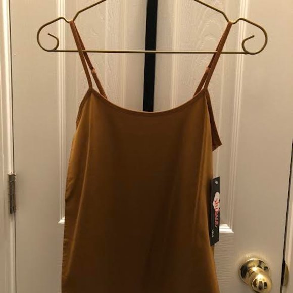 Shibue Cami Tank Non-Slip Mocha Large - Picture 1 of 4